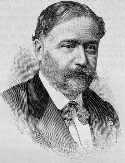 Portrét De Chaudordyho. 19. století rytina. od Unknown artist