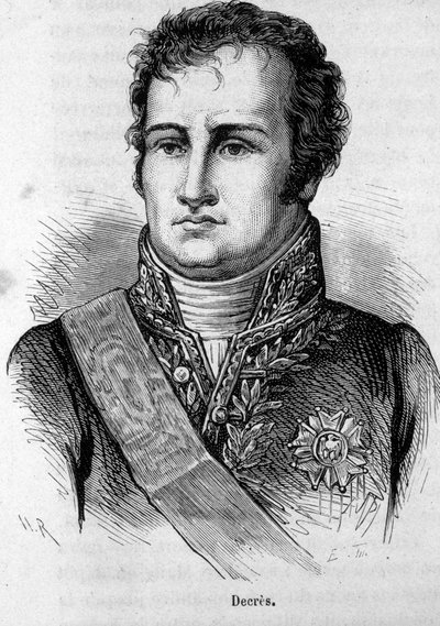 Portrét Denise Decrese (1761-1820) francouzského námořníka. od Unknown artist