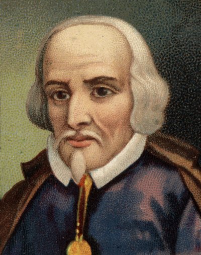 Portrét Dona Pedra Calderóna de la Barca (1600-1681), španělského dramatického básníka. od Unknown artist