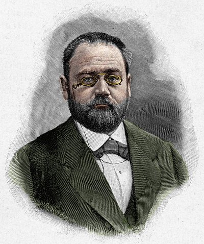 Portrét Emila Zoly (1840-1902) od Unknown artist