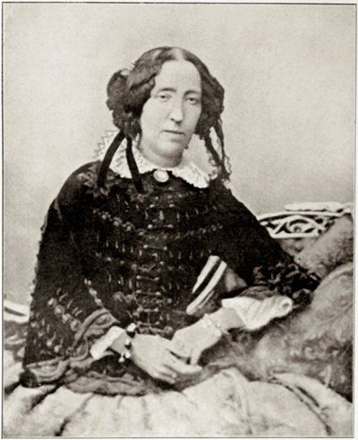 Portrét Emmy Robertsové, zasnoubené několik měsíců s italským patriotem Giuseppem Garibaldim (1807-1882). Z fotografie. Soukromá sbírka od Unknown artist