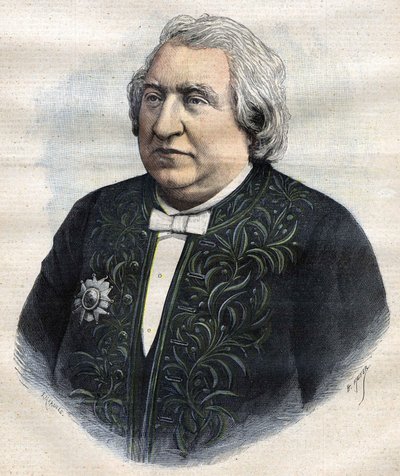 Portrét Ernesta Renana v akademických šatech od Unknown artist