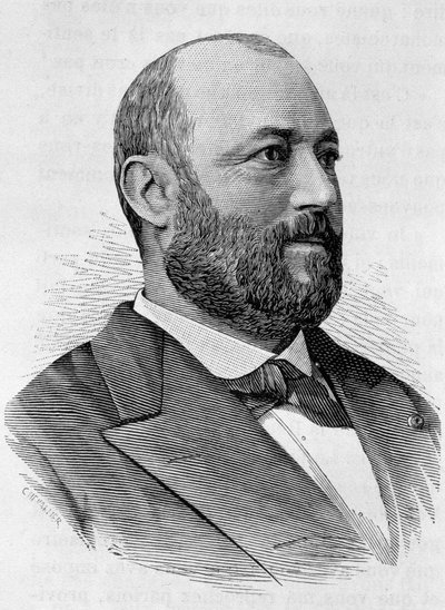Portrét Ernoula. Rytina z konce 19. století v „Histoire de France““ od H. Martina. od Unknown artist