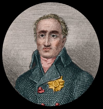 Portrét Etienna de La Ville, hraběte De Lacepede (1756-1825), francouzský přírodovědec. Anonymní rytina z roku 1876. od Unknown artist