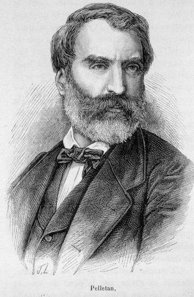 Portrét Eugena Pelletana (1813-1884), francouzského novináře, spisovatele a politika. od Unknown artist