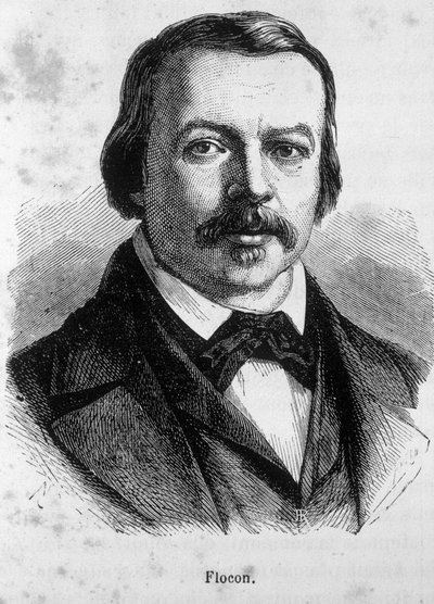 Portrét Flocona, francouzského novináře a politika (1800 - 1866) od Unknown artist