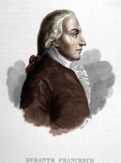 Portrét Francesca Duranteho. Italský hudebník ( Frattamaggiore od Unknown artist