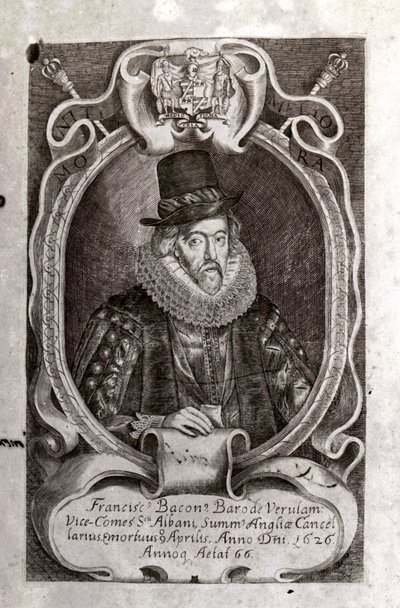 Portrét Francise Bacona (1561 - 1626). od Unknown artist