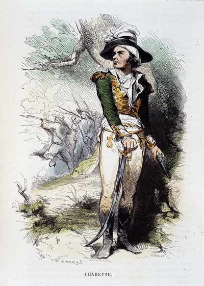 Portrét Francoise-Athanase od Charette de la Contrie (Francois Athanase od Unknown artist