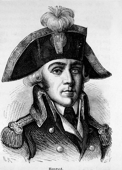 Portrét Francoise Hanriota (1761-1794), francouzského revolucionáře od Unknown artist