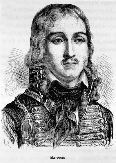 Portrét Francoise Severina Desgraviers Marceaua (1769-1796), francouzského generála. od Unknown artist