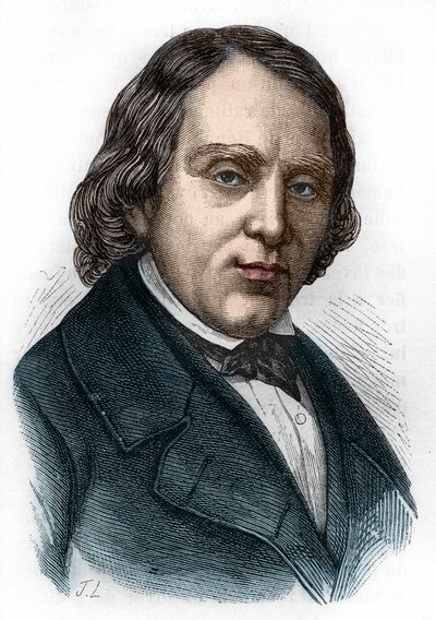 Portrét Françoise Vincenta Raspaila (1794-1878), francouzského biologa, chemika a politika. od Unknown artist