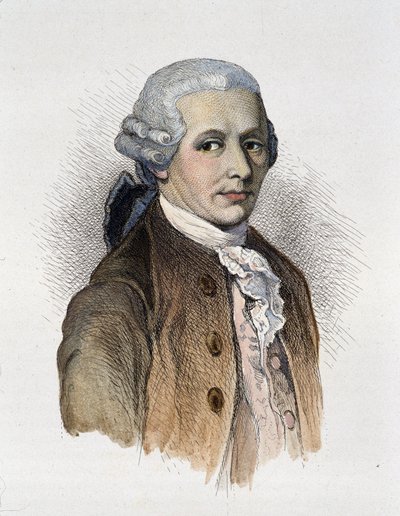 Portrét Franze Josepha Haydna (1732-1809) skladatel.- rytina od Unknown artist