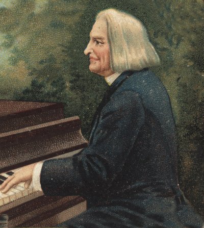 Portrét Franze Liszta (1811-1886), maďarského klavírního skladatele a klavíristy. od Unknown artist