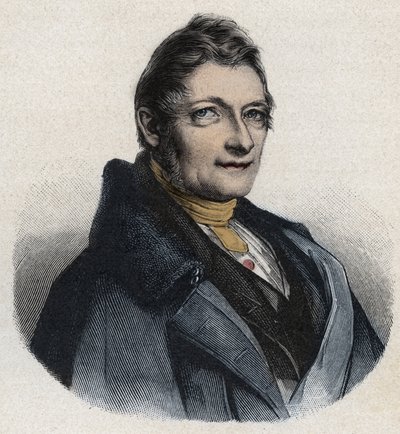 Portrét Franze Xavera Gabelsbergera (1789-1849) anglického vynálezce od Unknown artist