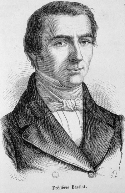Portrét Frédérica Bastiata, francouzského ekonoma (1801 - 1850) od Unknown artist
