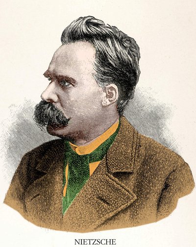 Portrét Friedricha Nietzscheho (1844 - 1900). od Unknown artist