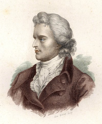 Portrét Friedricha von Schillera (1759 - 1805) od Unknown artist