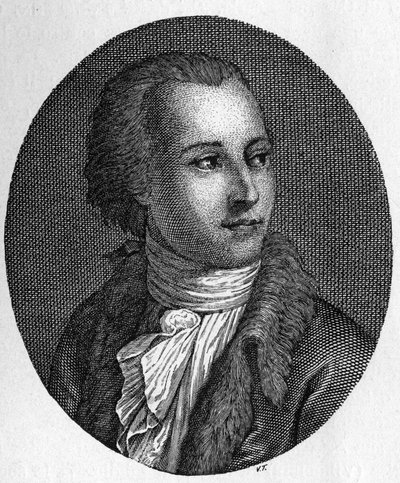 Portrét Gaetana Filangeriho (1752-1788). Italský právník a pedagog od Unknown artist