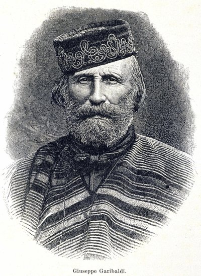 Portrét Garibaldiho (1807 - 1882) od Unknown artist