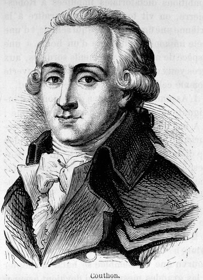 Portrét Georgese Couthona (1755-1794), francouzského politika. od Unknown artist