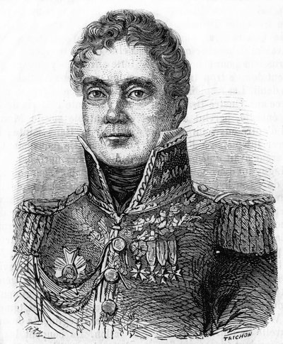 Portrét Georgese Moutona, hraběte z Lobau (1770-1838), marechala z Francie. od Unknown artist