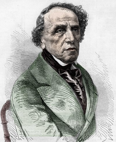 Portrét Giacoma Meyerbeera (1791-1864), německého skladatele. od Unknown artist