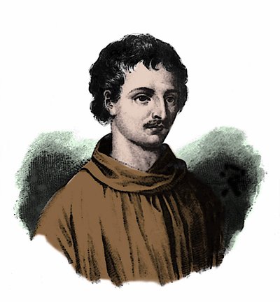 Portrét Giordana Bruna (1548-1600) od Unknown artist