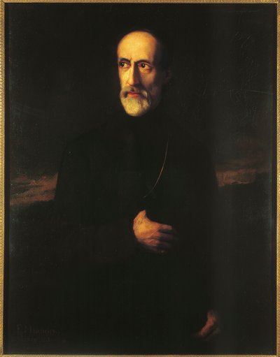Portrét Giuseppe Mazziniho (olej na plátně) od Unknown Artist