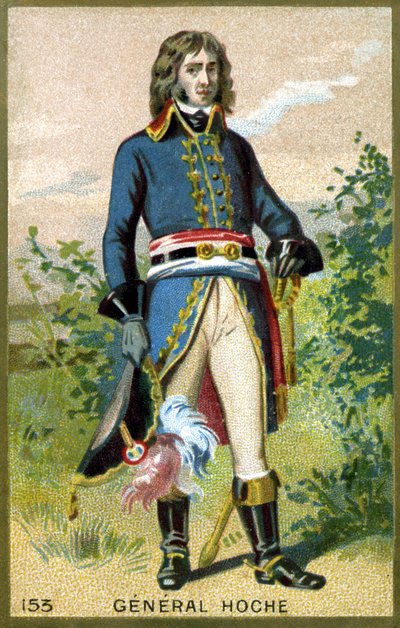 Portrét generála Hoche (1768 - 1797). Chromolitografie konce 19. století. od Unknown artist