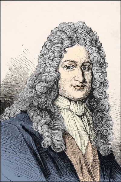 Portrét Gottfrieda Wilhelma Leibnize (1646 -1716), německého filozofa. od Unknown artist
