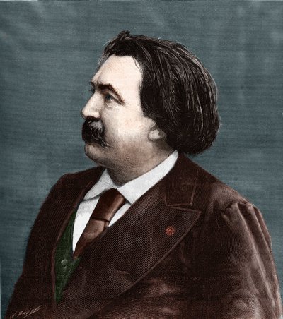 Portrét Gustava Dorea (1832-1883), francouzského malíře a karikaturisty. od Unknown artist