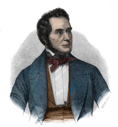 Portrét Heinricha Wilhelma Augusta Freiherr von Gagern (1799-1880), státníka, který se zasazoval o sjednocení Německa - Portrét Heinricha Wilhelma August von Gagern (1799-1880) od Unknown artist