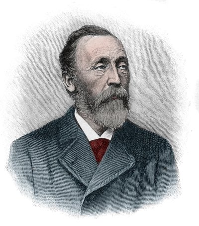 Portrét Heinricha von Stephana (1831-1897), generálního ředitele pošty pro Německou říši, který reorganizoval německou poštovní službu od Unknown artist
