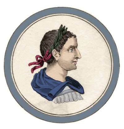 Portrét Heliogabala nebo Elagabala (Varius Avitus Bassianus) (Eliogabalo o Elagabalo) (v. 203-222), římského císaře v letech 218 až 222 pod jménem Marcus Aurelius Antoninus. Rytina 19. století. od Unknown artist