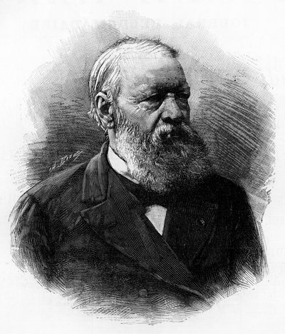 Portrét Henri Conscience (Hendrik Conscience od Unknown artist