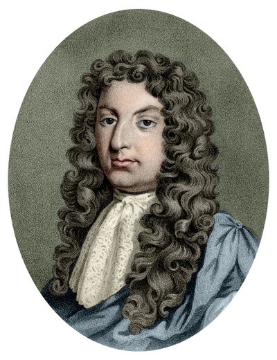 Portrét Henryho Purcella (1659 - 1695), britského skladatele. od Unknown artist