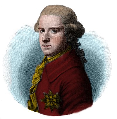 Portrét vévody Karla (Carl) August von Sachsen Weimar Eisenach (Charles Augustus Sasko-Weimar-Eisenach od Unknown artist