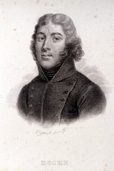 Portrét Hoche, rytina 19. století od Unknown artist
