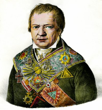 Portrait of Covering, Franc Macon. od Unknown artist