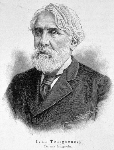 Portrét Ivana Turgenieva (1818 - 1883) od Unknown artist