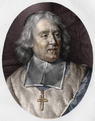 Portrét Jacques-Benigne (Jacques Benigne) Bossuet (1627 - 1704). od Unknown artist