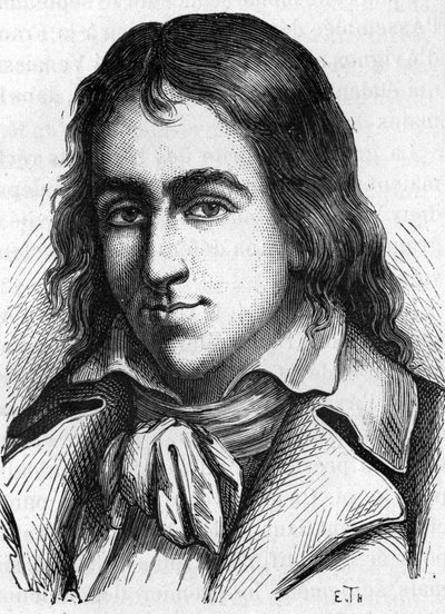Portrét Jacquese René Héberta. Francouzský novinář a politik 1757-1794 od Unknown artist