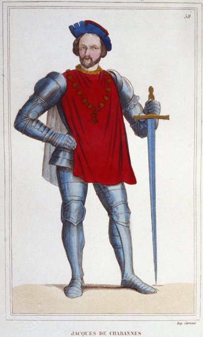 Portrét Jacquese de Chabannes Lord of LA PALICE. Maršál Francie 1470-1525. od Unknown artist