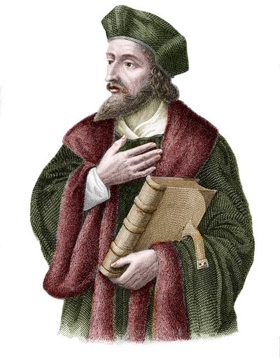 Portrét Jana Husa (nebo Jean Huss od Unknown artist
