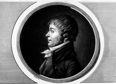 Portrét Jean Antoine Joseph Debry nebo De Bry (1760-1834), zástupce Aisne na Národním shromáždění. Rytina v „“ Kompletní sbírka historických obrazů francouzské revoluce, ve třech svazcích.“““ 1804. od Unknown artist