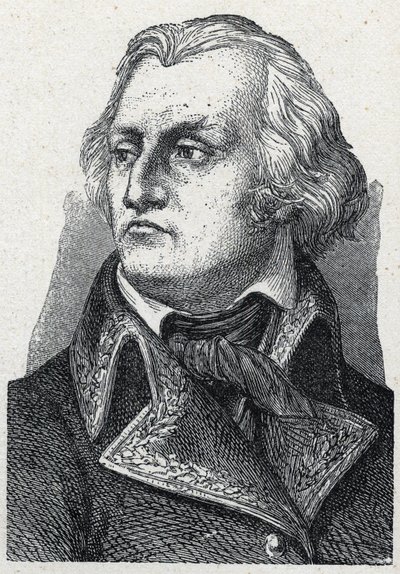 Portrét Jeana Francoise (Jean-Francoise) Berruyera (1737-1804) francouzského generála Francouzské revoluce. od Unknown artist