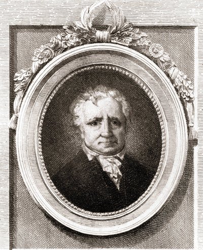 Portrét Jean Honoré Fragonarda, francouzského malíře (1732 - 1806). od Unknown artist
