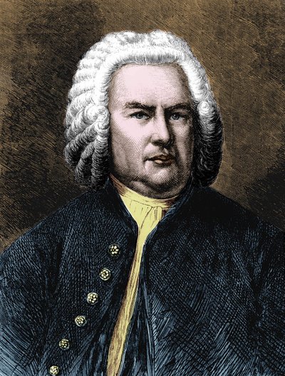 Portrét Jeana Sebastiena Bacha (Johann Sebastian Bach od Unknown artist