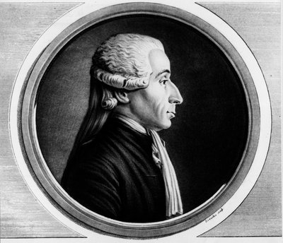 Portrét Jeana Sylvaina Baillyho (1736 - 1793), zástupce ve státech Generaux. Rytina v „“ Kompletní sbírka historických obrazů francouzské revoluce, ve třech svazcích.“““ 1804. od Unknown artist